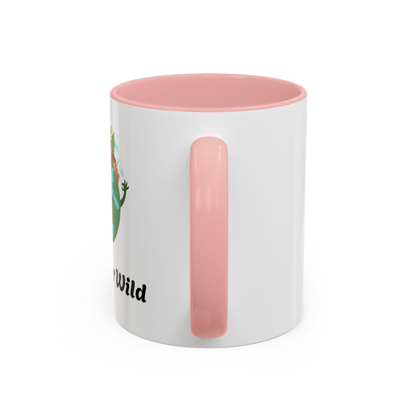 Eco-Friendly Coffee Mug - Live Your Wild Design, Earth Lover Gift, Nature Lover Mug, Cute Plant Mug, Green Living Kitchenware